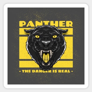 The Danger Is Real - Panther Sticker